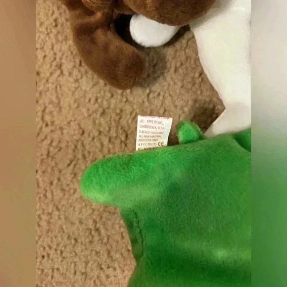 Lot Of 4 Ty 4058 Valentino Bear Beanie Baby 1993/1994 - Picture 5 of 8